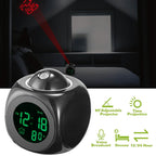 LCD Projection Alarm Clock with Voice Broadcast Function