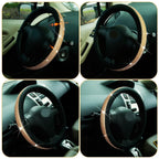 Leather Diamond Rhinestone Car SUV Steer Protector