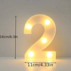 LED Alphabet Light