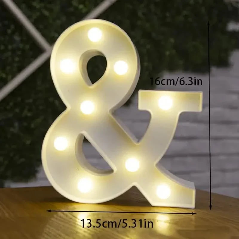 LED Alphabet Light