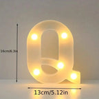 LED Alphabet Light