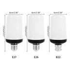 LED FLAME LIGHT PARTY LAMP - 4 MODES SIMULATING FIRE