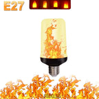 LED FLAME LIGHT PARTY LAMP - 4 MODES SIMULATING FIRE