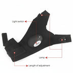 LED Flashlight Gloves Camping Fishing