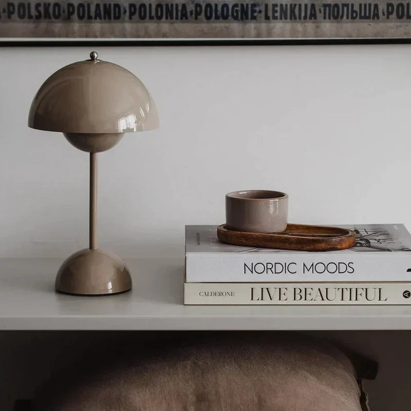 Iconic Table Lamp with Cozy LED Glow