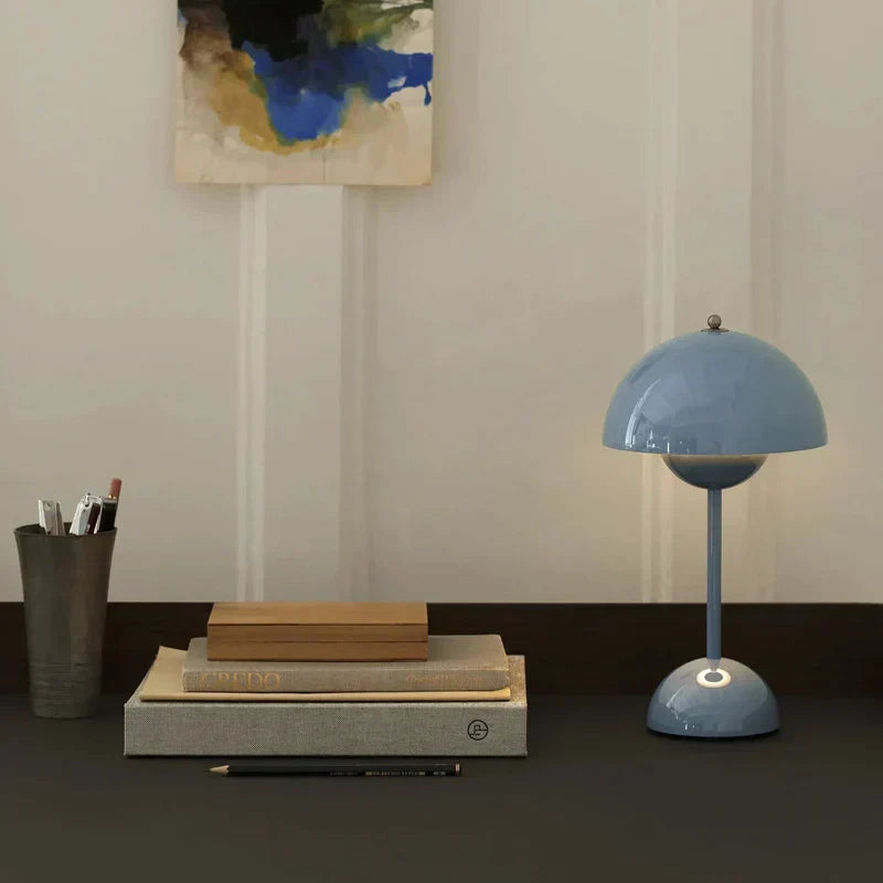 Iconic Table Lamp with Cozy LED Glow
