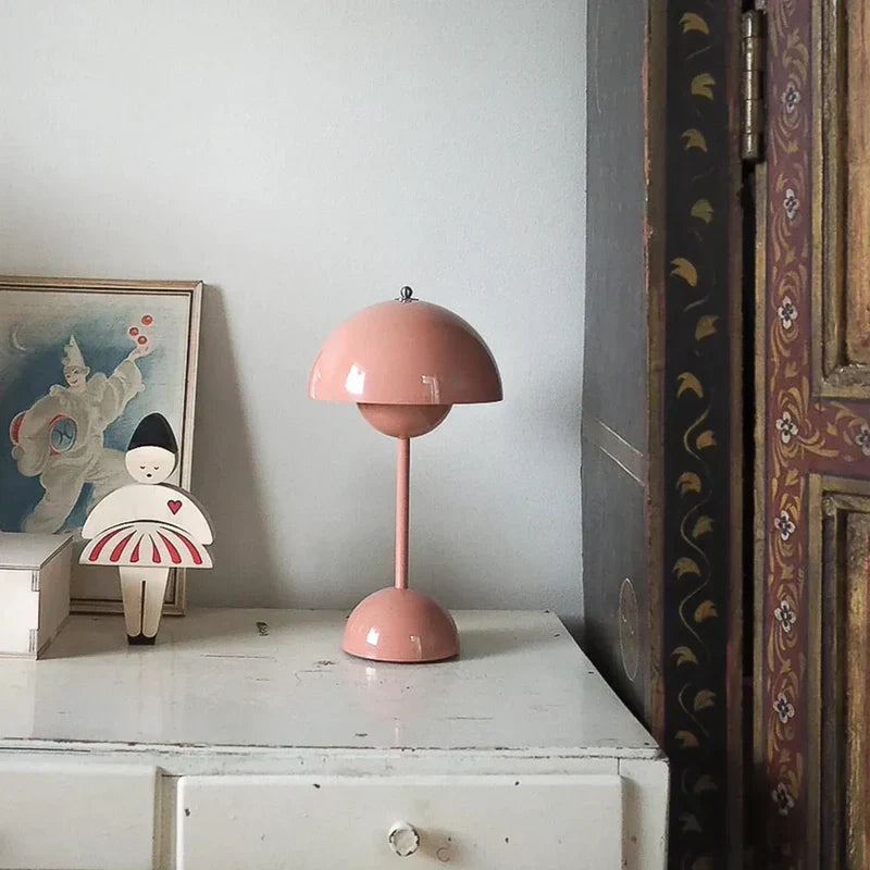 Iconic Table Lamp with Cozy LED Glow