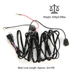LED Light Bar Wiring Harness Kit Universal Fitment