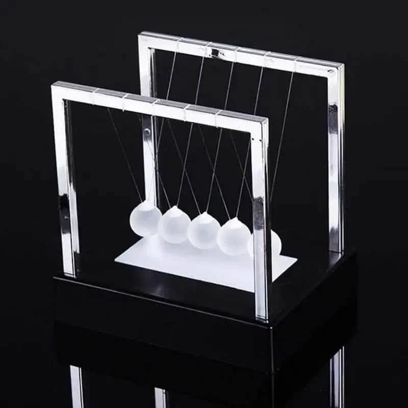 LED Light Up Pendulum Perpetual Fun Science Physics Learning Balance Balls Desk Toys