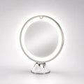 LED Lighted Makeup Mirror with 10x Magnification and 360° Swivel