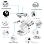 LED Lights Helping Hands Magnifying Glass