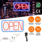 LED Open Sign Advertisement Board with 11 Levels Adjustable Brightness