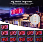 LED Open Sign Advertisement Board with 11 Levels Adjustable Brightness