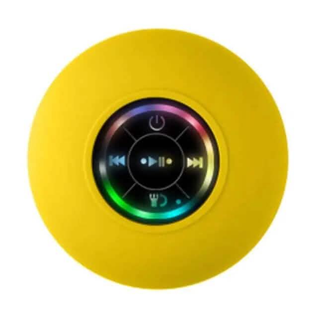 LED Portable Wireless Rechargeable Suction Bathroom Speaker