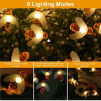 LED Solar String Bee Lights 30 Honeybees