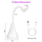 LED UV Nail Lamp Polish Dryer Lamp