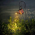 LED Watering Can Fairy Teapot Solar String Lights