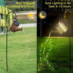 LED Watering Can Fairy Teapot Solar String Lights