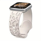 Leopard Engraved Replacement Band Compatible with iWatch