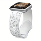 Leopard Engraved Replacement Band Compatible with iWatch