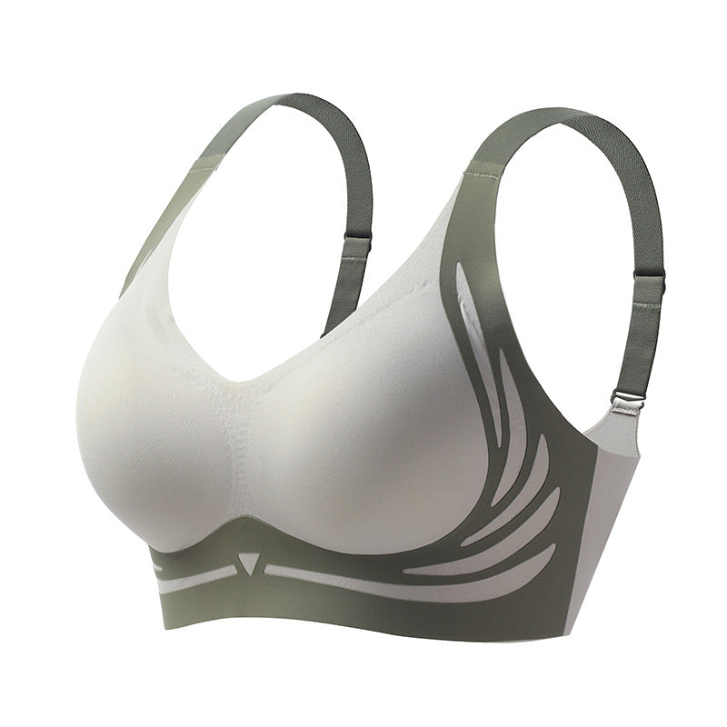 Lifted Wireless Push-Up Bra with Anti-Sagging Effect