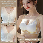Lifted Wireless Push-Up Bra with Anti-Sagging Effect
