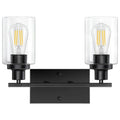 Light Wall Scone Lighting with Clear Glass