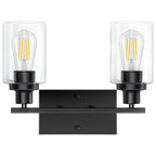 Light Wall Scone Lighting with Clear Glass