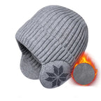 Unisex Winter Knit Beanie with Ear Protection