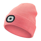 Rechargeable LED Beanie Hat for Winter