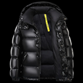 Quilted Puffer Jacket with Hood and Long Sleeves