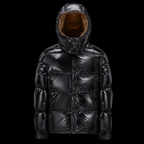 Quilted Puffer Jacket with Hood and Long Sleeves