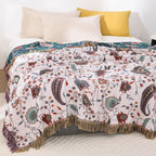 Liora Vintage Floral Reversible Cotton Blanket