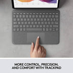 Logitech Folio Touch iPad Keyboard Case with Trackpad and Smart Connector for iPad Air (4th Generation) – Graphite Apple Exclusive