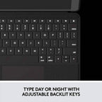 Logitech Folio Touch iPad Keyboard Case with Trackpad and Smart Connector for iPad Air (4th Generation) – Graphite Apple Exclusive