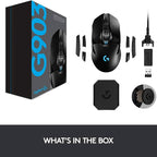 Logitech G903 LIGHTSPEED Wireless Gaming Mouse with Hero 25K Sensor (Refurbished)