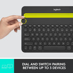 Logitech K480 Bluetooth Multi-Device Keyboard Black