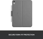 Logitech Slim Folio Bluetooth Keyboard Case for iPad (10th Generation) with Integrated Wireless Keyboard (Refurbished)