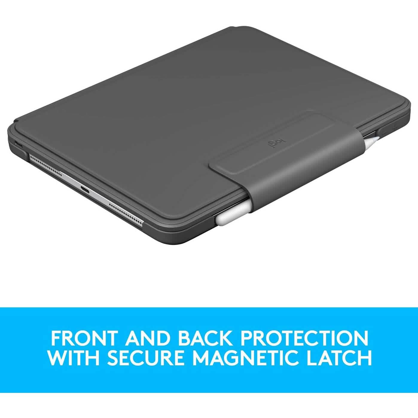 Logitech SLIM FOLIO PRO Backlit Bluetooth Keyboard Case for iPad Pro 12.9-inch (3rd and 4th Gen) (Refurbished)