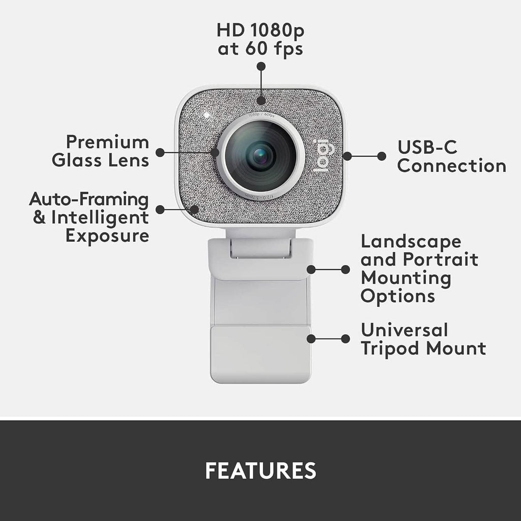 Logitech StreamCam, Live Streaming Webcam  (Refurbished)