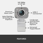 Logitech StreamCam, Live Streaming Webcam  (Refurbished)