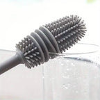 Long-Handle Silicone Cup & Bottle Brush