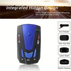 Long Range Car Detection System,City/Hwy Speed Alarm & POP Fast Scan, Automatic 360° Detection With Voice Prompt