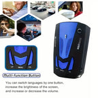 Long Range Car Detection System,City/Hwy Speed Alarm & POP Fast Scan, Automatic 360° Detection With Voice Prompt