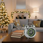 Retro Twin Bell Loud Alarm Clock for Heavy Sleepers
