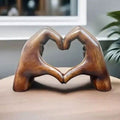 LoveSculpt Wood - Handmade wooden decorative figure for a loving home