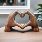 LoveSculpt Wood - Handmade wooden decorative figure for a loving home