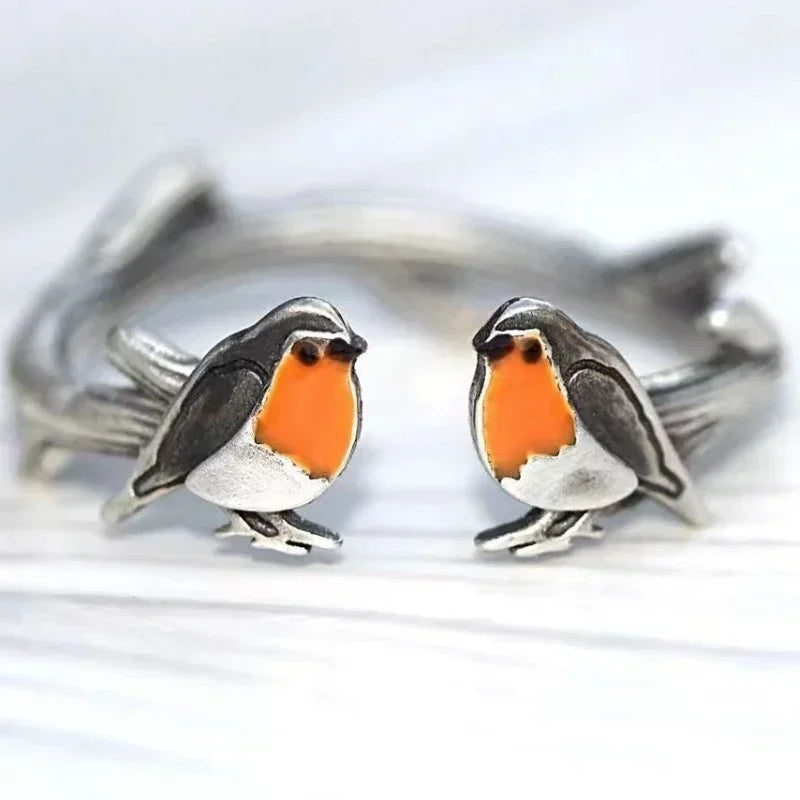 LuckFeather | Handmade Tinted Glass Earrings for Spring