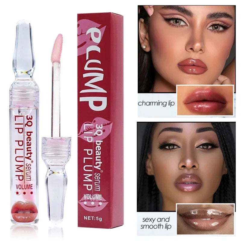 LumaGlow Instant Lip Plumper Serum for Fuller Lips Now