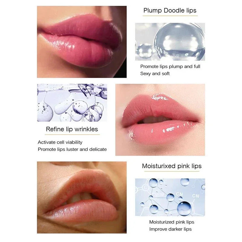 LumaGlow Instant Lip Plumper Serum for Fuller Lips Now
